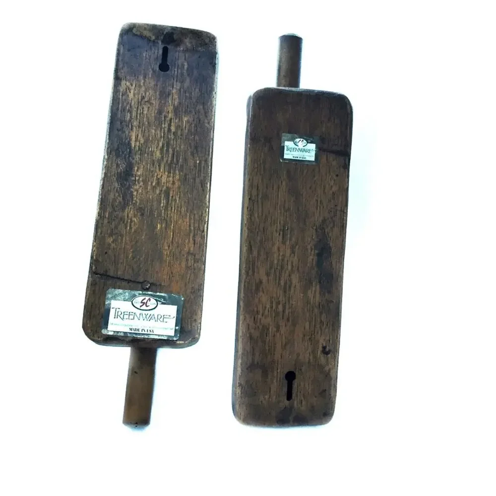 Vintage Salem Collection Treenware  Candle Sconces
